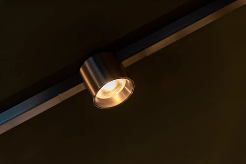 Lucide Premium LINIAL LUX Spot sur rail - Système de rail monophasé / Éclairage sur rail smart - Smart - 48V Track - 1xLED - Canon Fusil Mat - ambiance 3